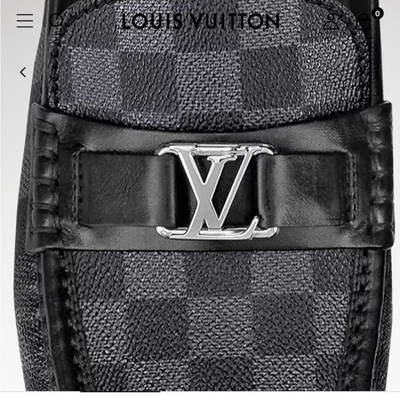 LOUIS VUITTON HOCKENHEIM MOCCASIN MENS 8.5 - Picture 2 of 8